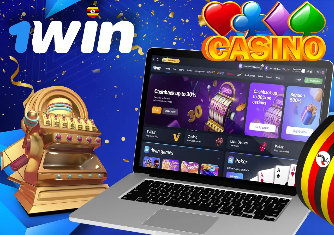 1Win casino with 500% welcome bonus for Ugandans