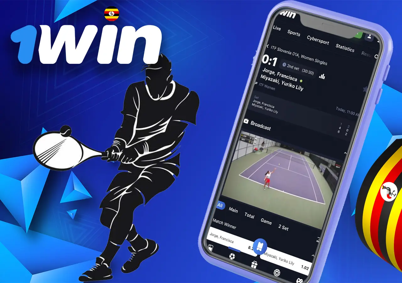 Tennis betting in app