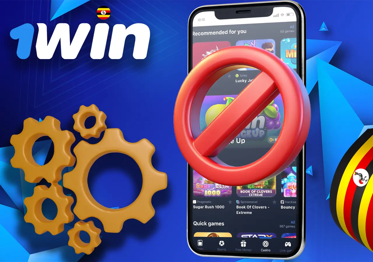 Main problems with 1Win app