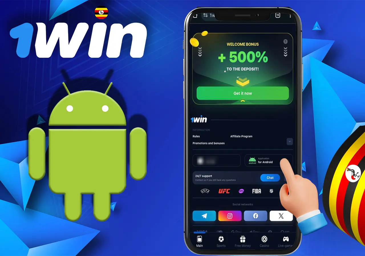 The process of downloading the 1Win app for Android devices
